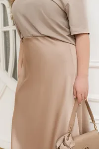 Юбка атлас УК-2508-1 Fabrika