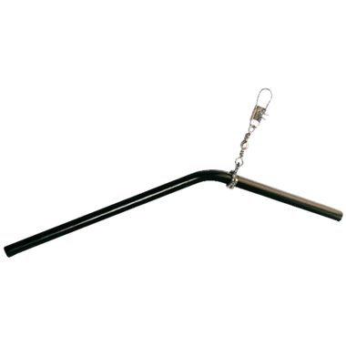 Противозакручиватель Wirek загнутый 18см RAZS-18-B  1шт Чёрный