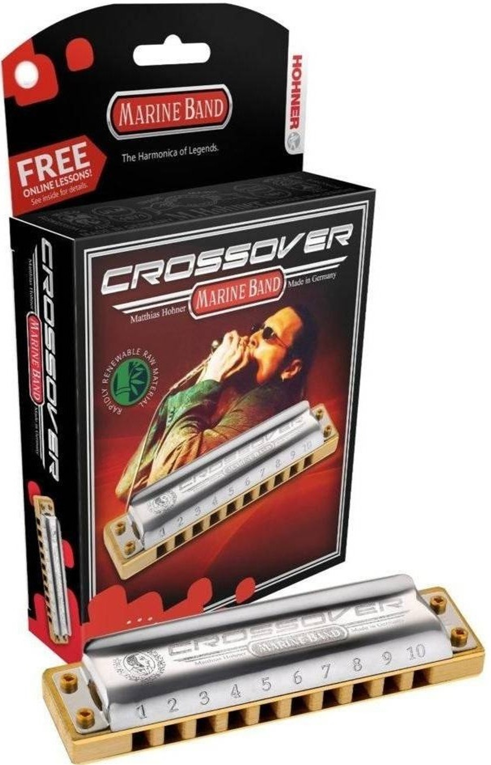 Губная гармоника HOHNER MARINE BAND CROSSOVER C