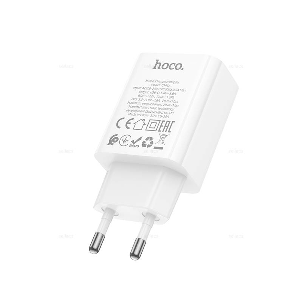 Зарядное устройство Hoco C143A PD20W (white)