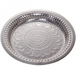 Поднос металлический «Цветок» 35см