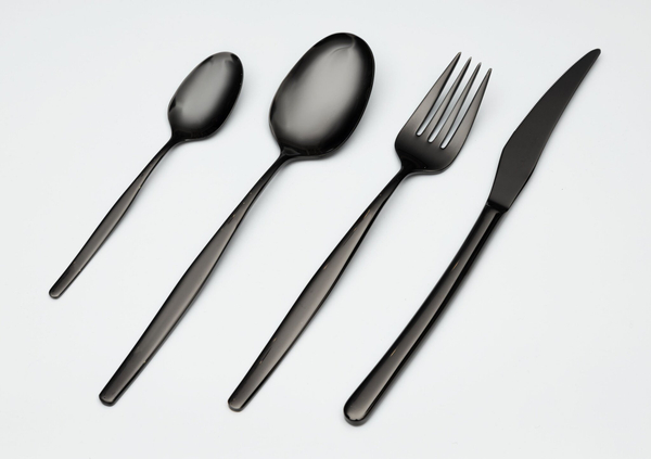 Набор столовых приборов на 6 персон 24 предмета Belo Inox Bali черный