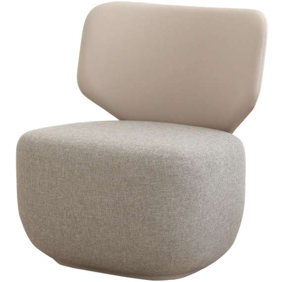 Кресло Ellipse E5.2 (бежевый, экокожа, рогожка)