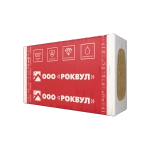 Плита из минеральной ваты шумопоглощающая с односторонним или двухсторонним (BF) покрытием стеклохолстом ИНДАСТРИАЛ БАТТС 80, РОКВУЛ