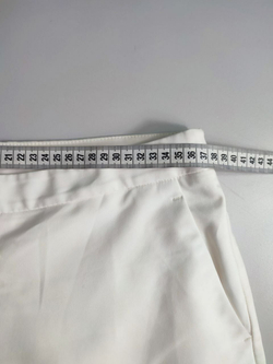 Бриджи Bonprix со льном белые 60+ размер