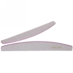 Пилка для ногтей наждачная в пакете «Ultramarine - Professional» абр. 180/240, полумесяц, цвет серебро, 17,8*2,8см