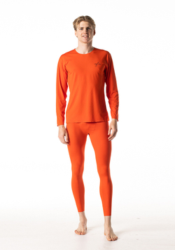 ЛОНГСЛИВ УТЕПЛЕННЫЙ МУЖСКОЙ WARM LONG SLEEVE TEE | TANGERINE