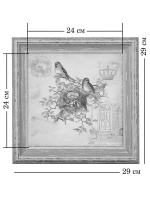 Картина на стену интерьерная на холсте 29*29 см