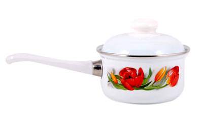 Кастрюля эмал 1,0л 16074АП Итал кухня