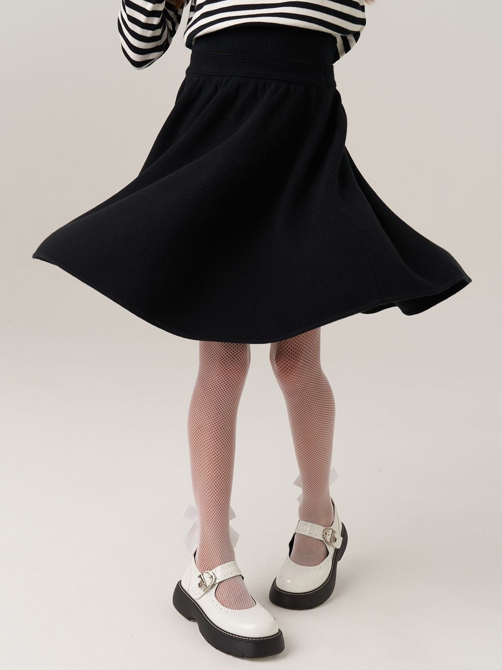 Юбка для девочки в школу AT814 черный