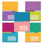 Тетрадь 24 л. BRAUBERG линия, обложка картон, "ЦВЕТНОЙ", 106487, 5шт