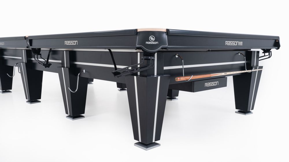 Бильярдный стол для русской пирамиды RASSON "Magnum" (12 футов, черный)