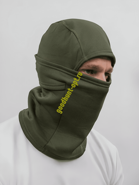 Тактическая зимняя Балаклава подшлемник Олива