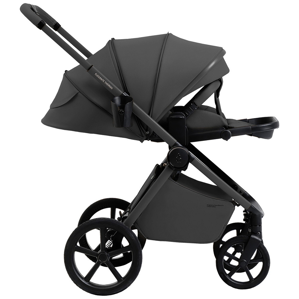 Детская коляска 2 в 1 Sweet Baby SBL Elegante Therma Colore 427712 Dark Grey