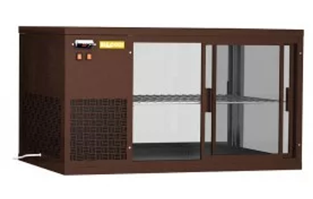 Витрина холодильная HICOLD VRL T 1300 L Brown