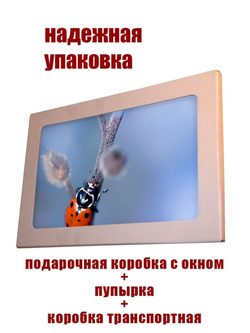 Фото картина на стекле , на стену , в подарок "Милые животные" 28х40 см. Декор для дома, подарок