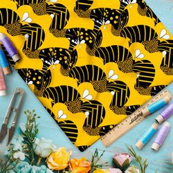 Ткань премиум атлас завораживающие зигзаги судьбы