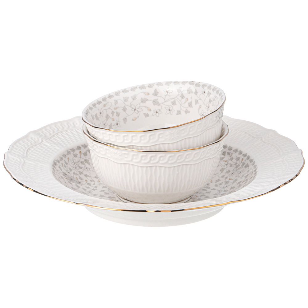 СТОЛОВЫЙ СЕРВИЗ "ВИВЬЕН" НА 6 ПЕР. 23 ПР. (КОР=1НАБ.)