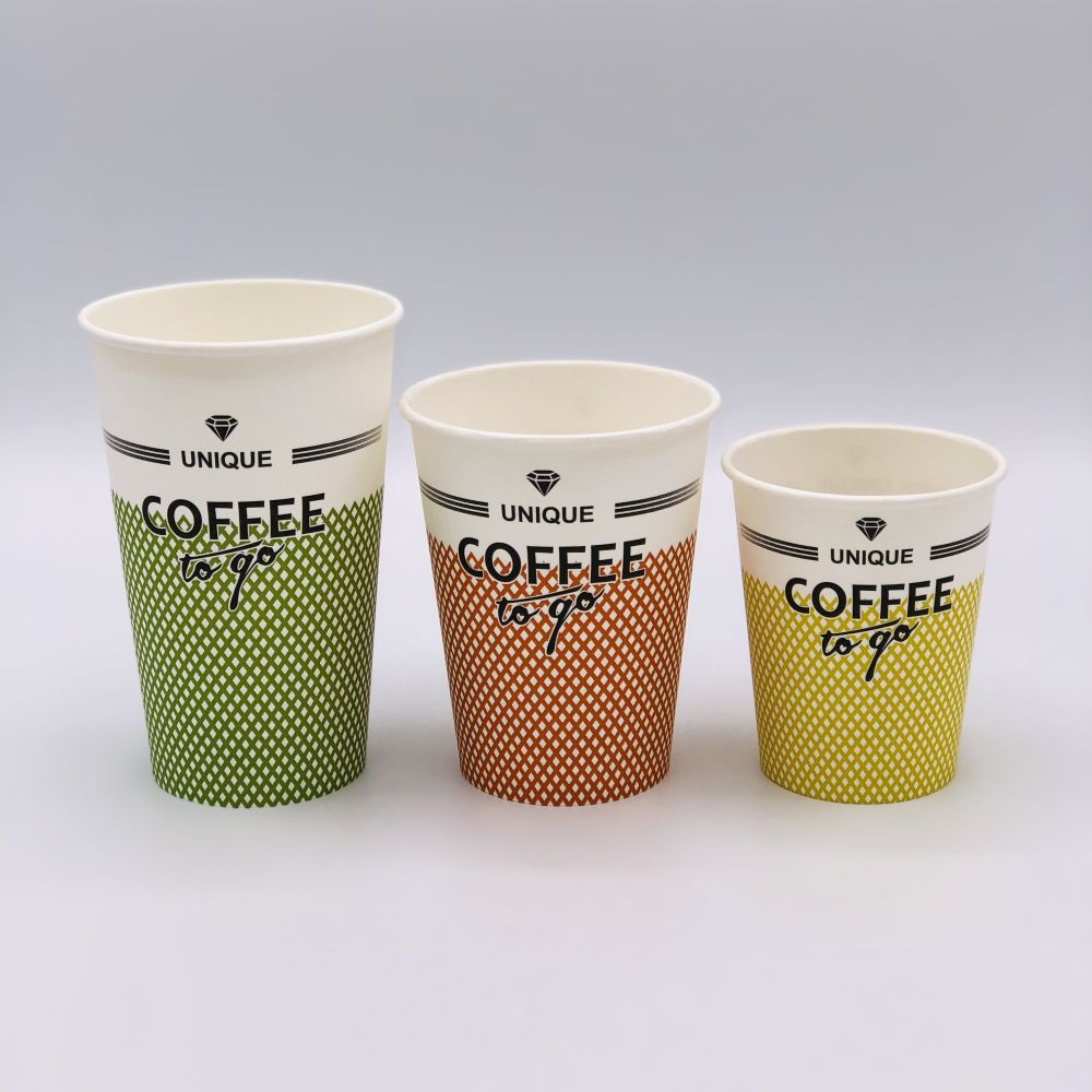 Бумажный стакан 250мл. Coffee To Go, 1000шт/кор. Лига пак