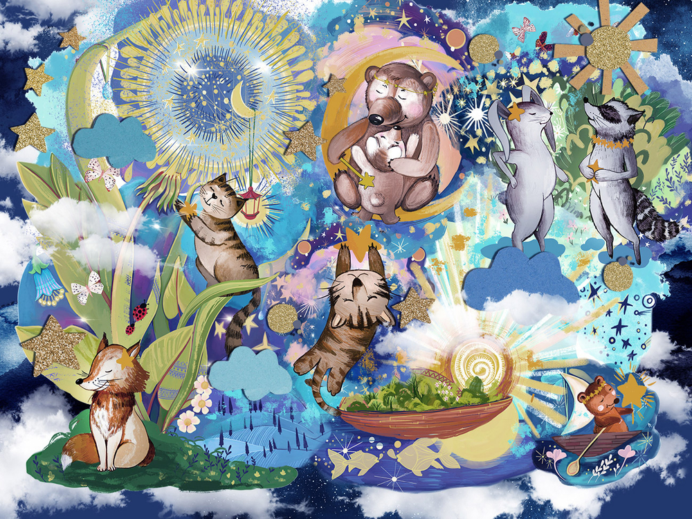 Дизайнерские обои Wall Street Good Night