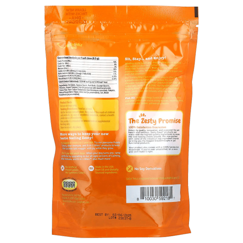 Zesty Paws, All-In-One Training Bites, комплекс для тренировок, для собак всех возрастов, арахисовое масло, 226 г (8 унций)