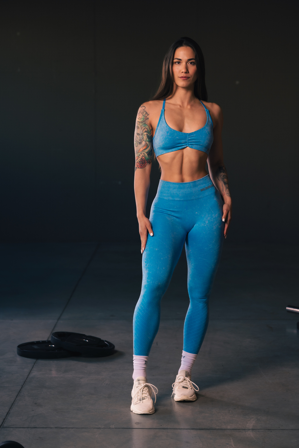 Топ Medium-Support Sports Bra TOTALLY SEAMLESS 305 Голубой
