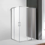 Душевой уголок Cezares Molveno 130x100 MOLVENO-AH-21-100+30-P-Cr стекло рифленое матовое/профиль хром