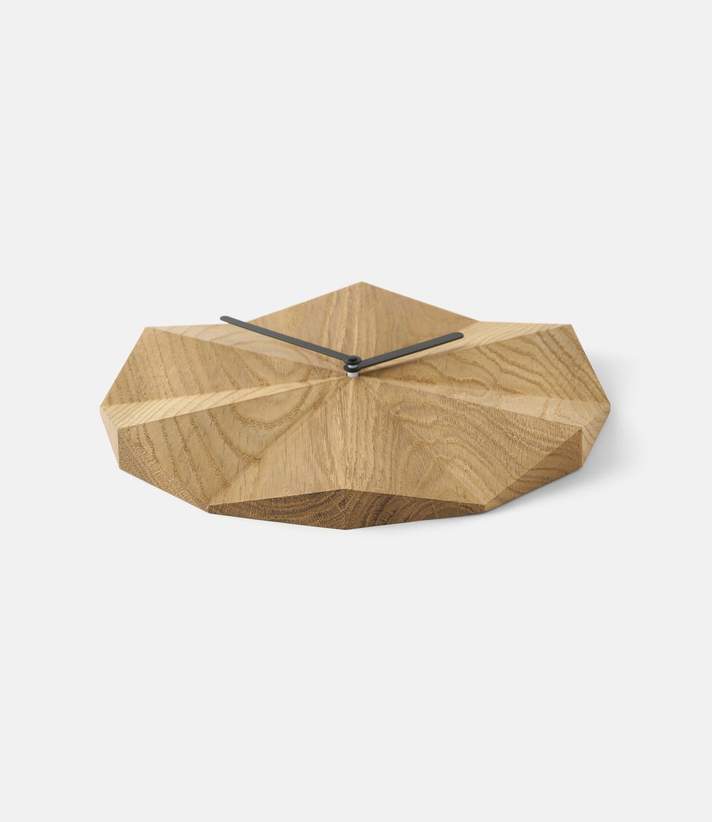 Lawa Design Delta Clock Smoked Oak — настенные часы