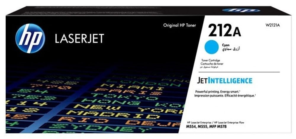 Картриджи HP W2121A 212A голубой