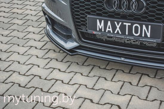 Сплиттер бампера переднего для AUDI A6 C7 S-Line/S 6 C7 (14-17)