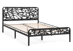 Двуспальная кровать Кубо 160х200 черный