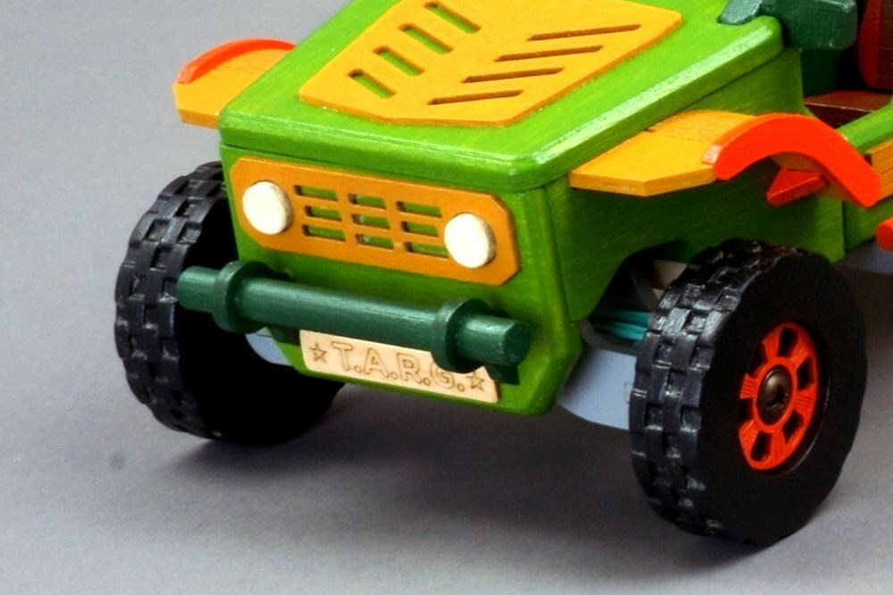 БАГГИ, BUGGY от TARG - деревянный конструктор, сборная модель, Внедорожник 3d пазл, собрать своими руками