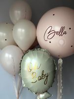Воздушные шары на выписку для девочки №8876