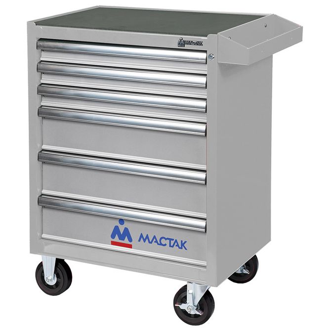 МАСТАК (521-06581MG) Тележка инструментальная серии «ОПТИМА», 6 полок, серая