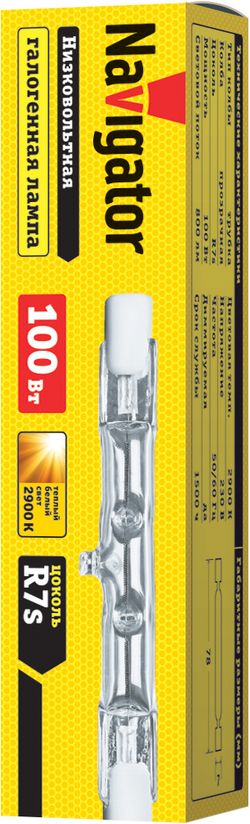Лампа Navigator 94 217 J78mm 100W R7s 230V 2000h