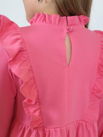 9-80-3 платье для девочки с длинным рукавом Luneva