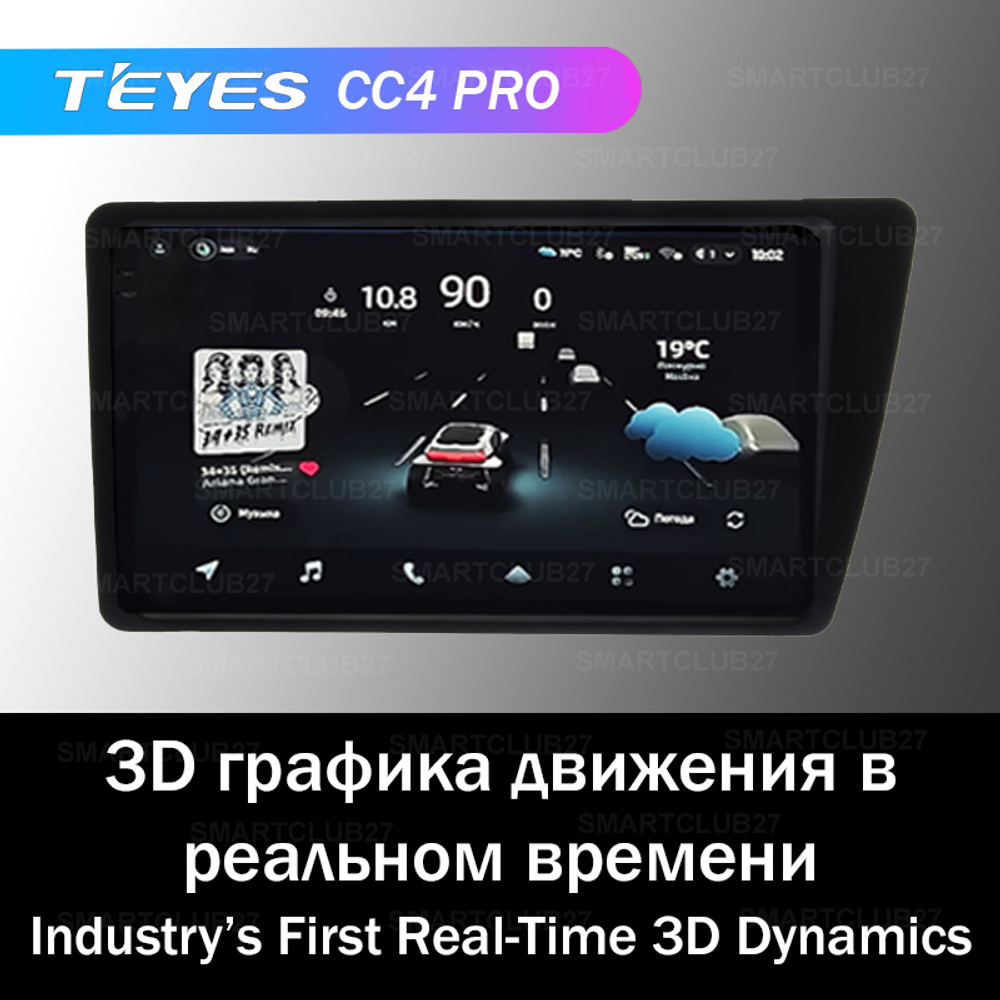 Teyes CC4 Pro 9" для Honda Civic 2001-2006