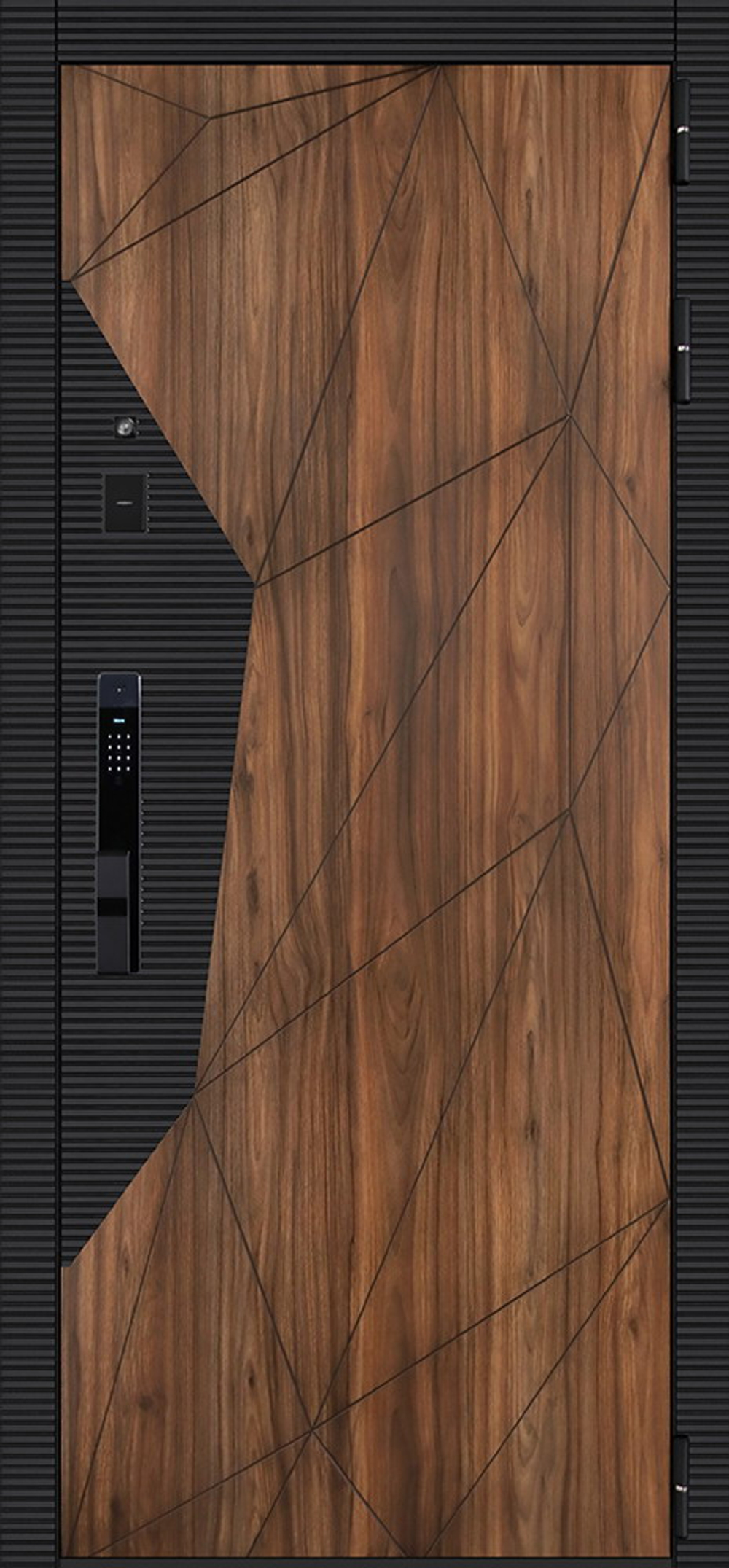 Стальная дверь "Берилл" (биометрический замок Y23). Заказная модель.