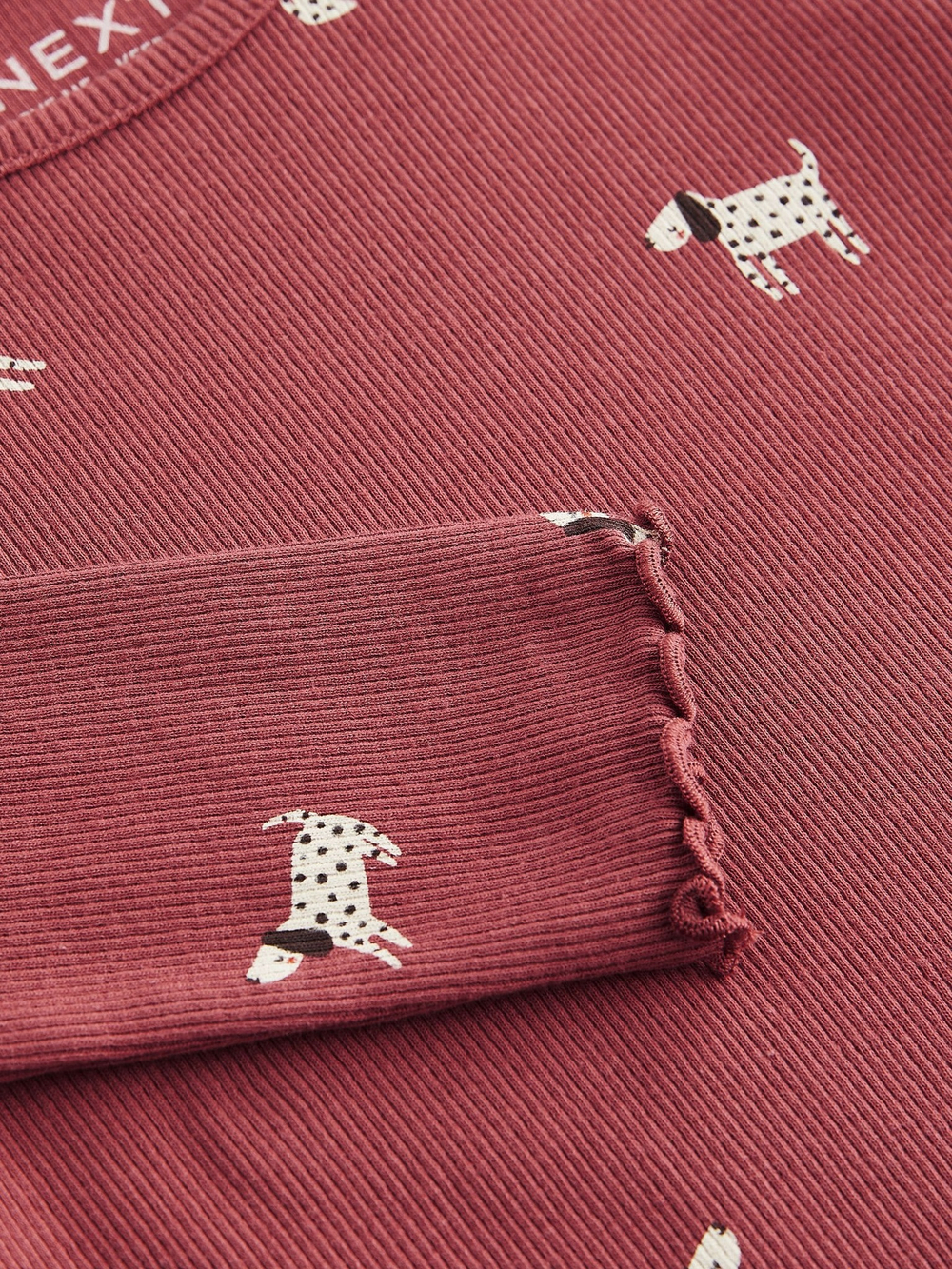 Лонгслив для девочки Next 168-412, Бордовый