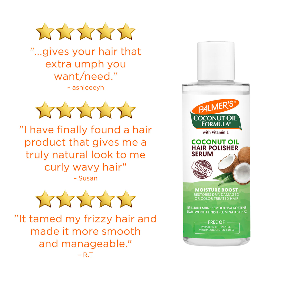 Palmer's, Coconut Oil Formula®, увлажняющая сыворотка, восстанавливающая сыворотка для волос, 178 мл (6 жидк. унций)