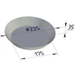 Форма для выпечки хлеба 225х35 мм