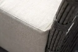 "Валенсия" лаунж-зона из искусственного ротанга, цвет серый