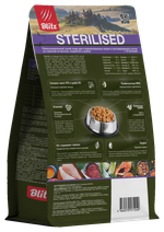 Сухой корм для кошек Blitz Holistic Lamb and Fish Sterilised Cat низкозерновой корм для стерилизованных кошек, ягненок и рыба, 1,5 кг