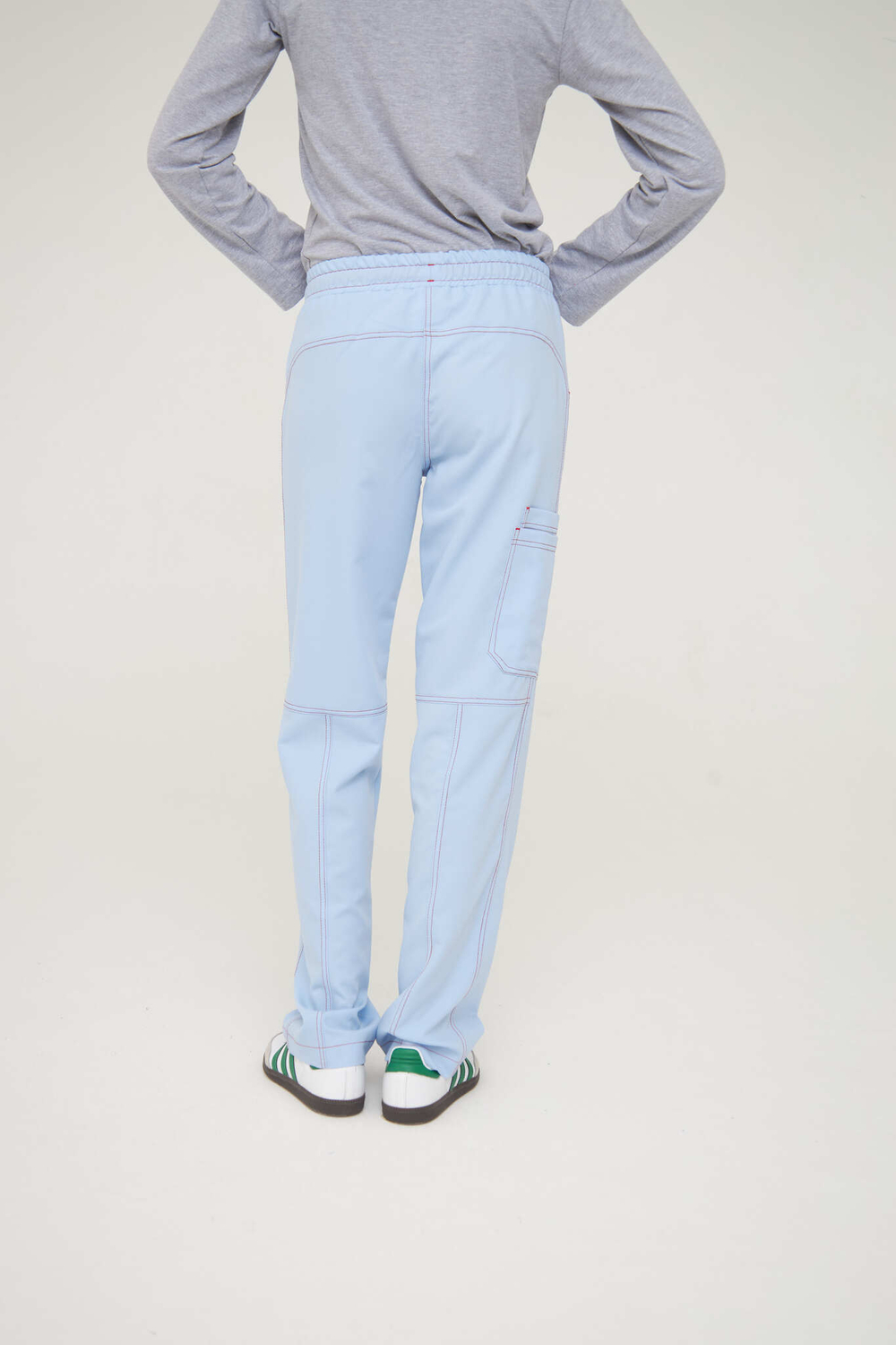 Брюки медицинские женские Лаконико, скайблю Old