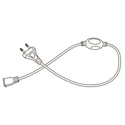 ULS-N21 5M-6500K-1.5M IP67 RRP40C00 Комплект светодиодной ленты 5 м. IP67. Дневной белый свет 6500K. Cетевой шнур 1.5 м. TM Uniel