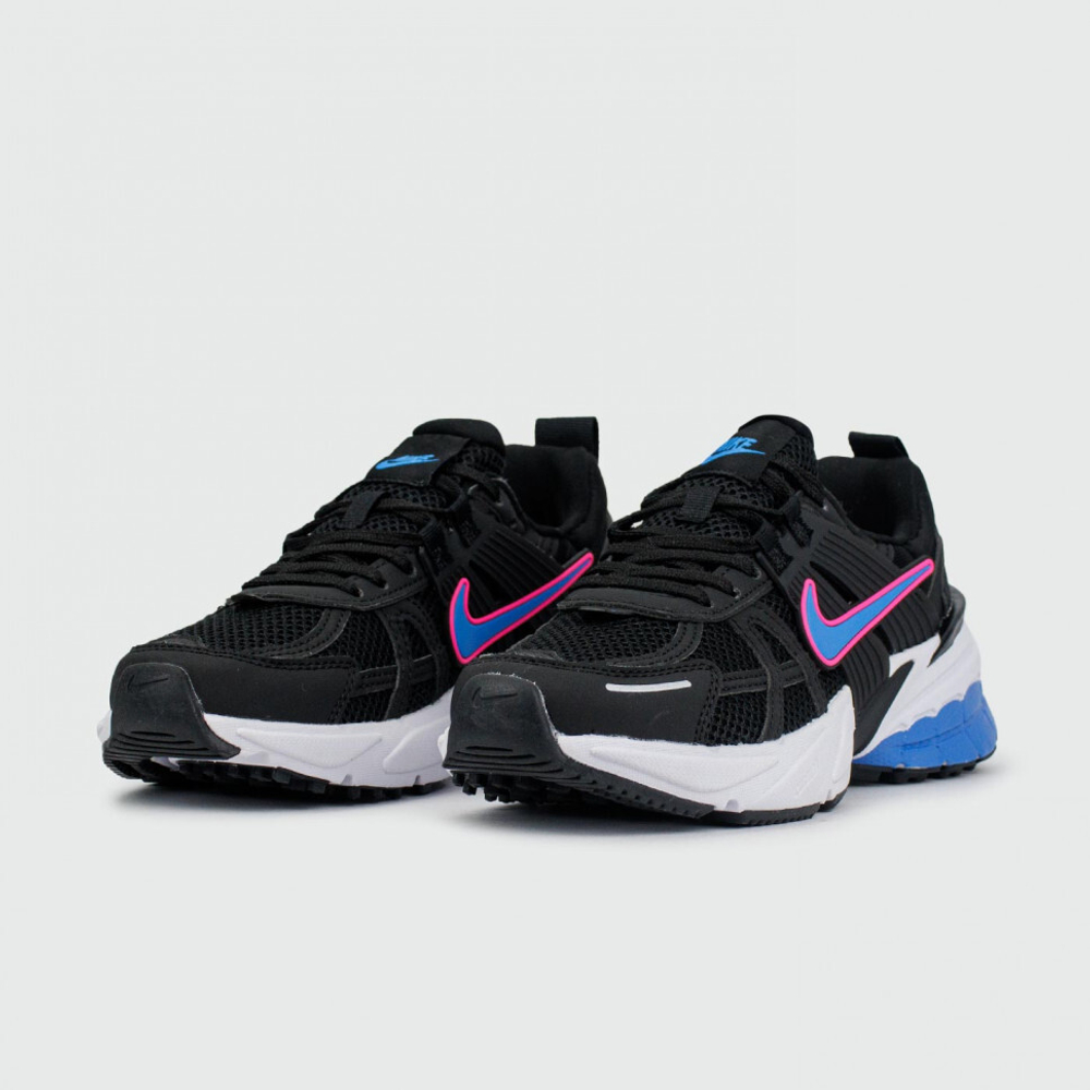 кроссовки Nike V2K Run Black Blue / White Wmns