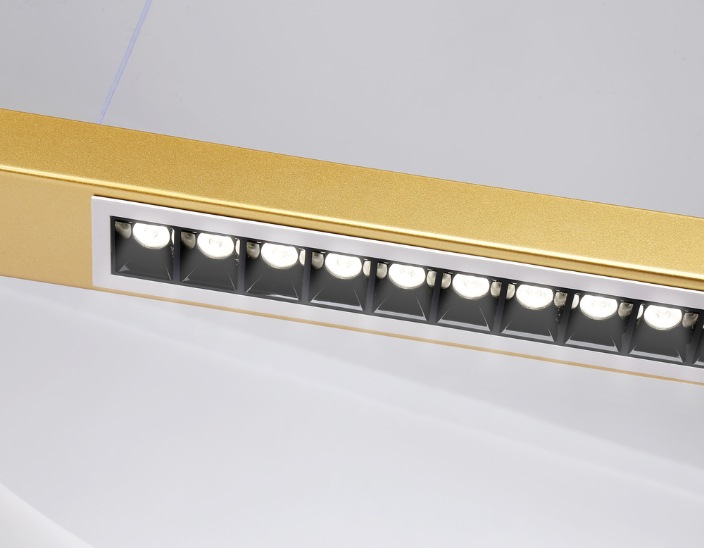 FL51488 WH/GD белый/золото 62W 3000K-6400K D600*1000 (ПДУ ИК)