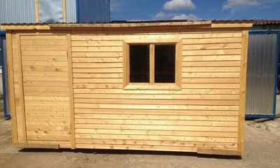 Бытовка деревянная 4х2,3м