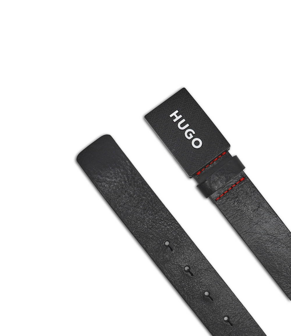 Кожаный ремень Gilao-Z_Sz35 HUGO - черный(50480856)