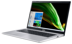 Ноутбук Acer Aspire 3 A317-53-31BF Intel Core i3 1115G4, 3.0 GHz - 4.1 GHz, 8192 Mb, 17.3" Full HD 1920x1080, 256 Gb SSD, DVD нет, Intel UHD Graphics, Windows 11 Professional, серебристый, NX.AD0ER.01M